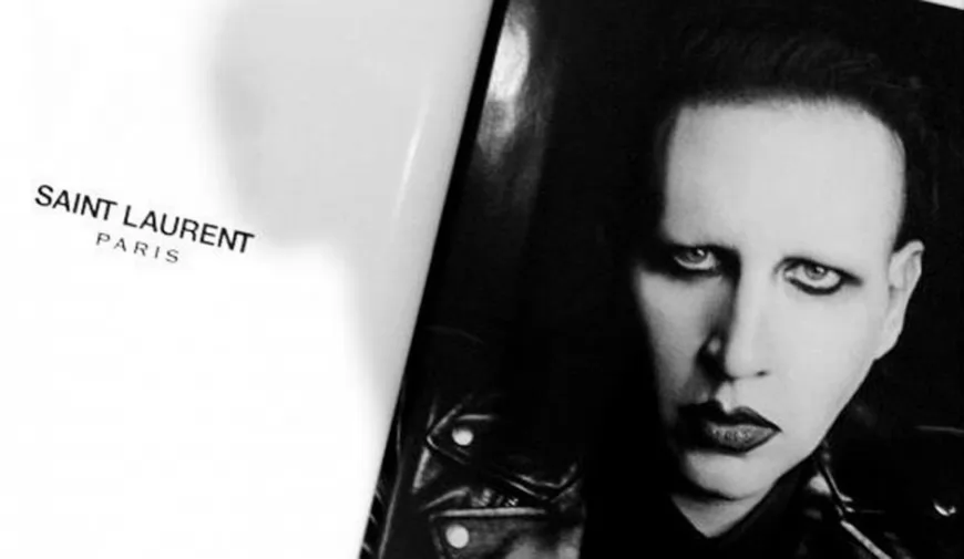 Marilyn Manson, nouvelle &eacute;g&eacute;rie de Saint-Laurent