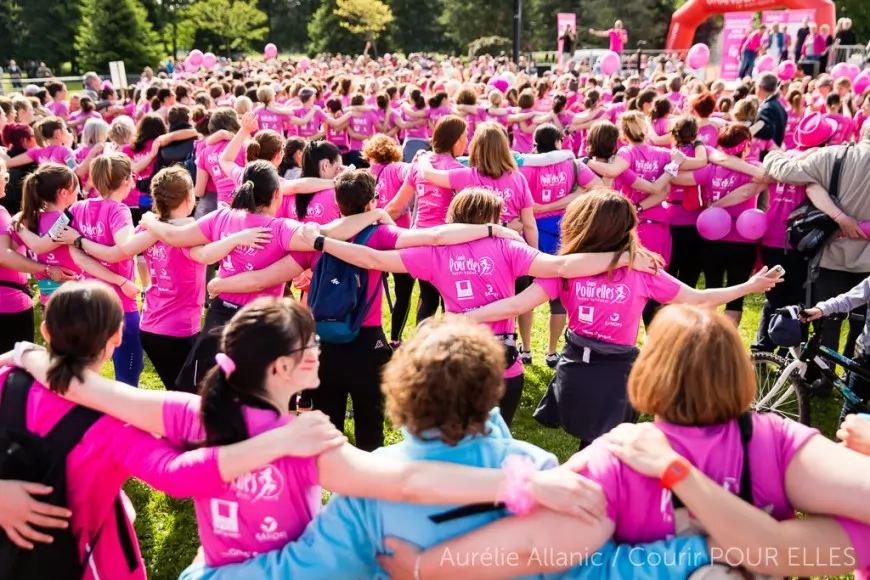 Courir POUR ELLES : la course pour la lutte contre le cancer féminin a réuni 19 000 femmes !