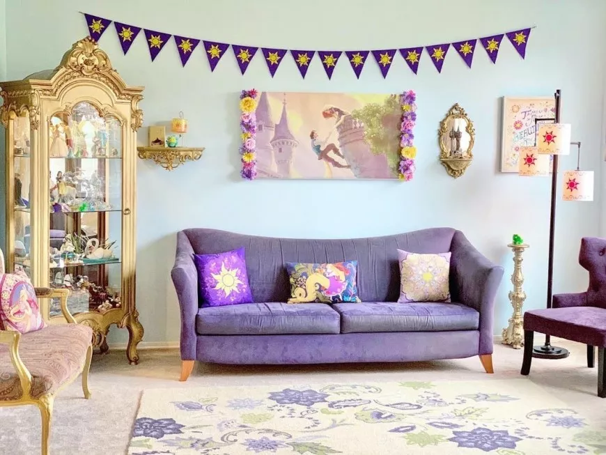 Fan de Disney, elle décore entièrement sa maison avec des objets féériques