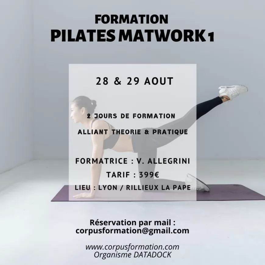 Loisirs : Formation Pilates Matwork 1