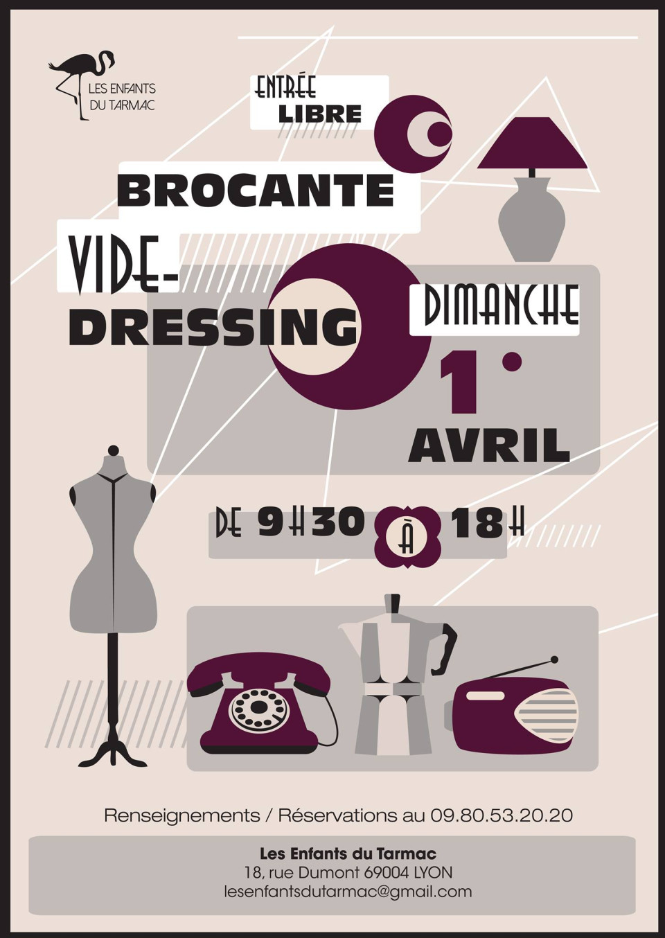 Les enfants du Tarmac font leur vide-dressing