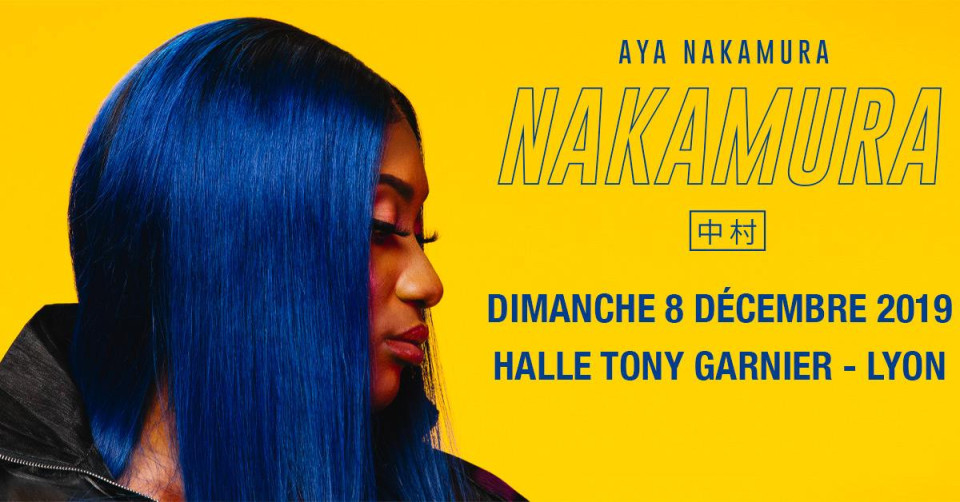 Aya Nakamura en concert à La Halle Tony Garnier