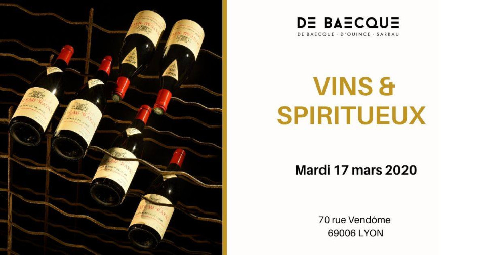 Vins & spiritueux avec De Baecque et Associés