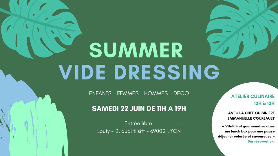 Summer Vide Dressing : profitez de cette journée pour faire du shopping !