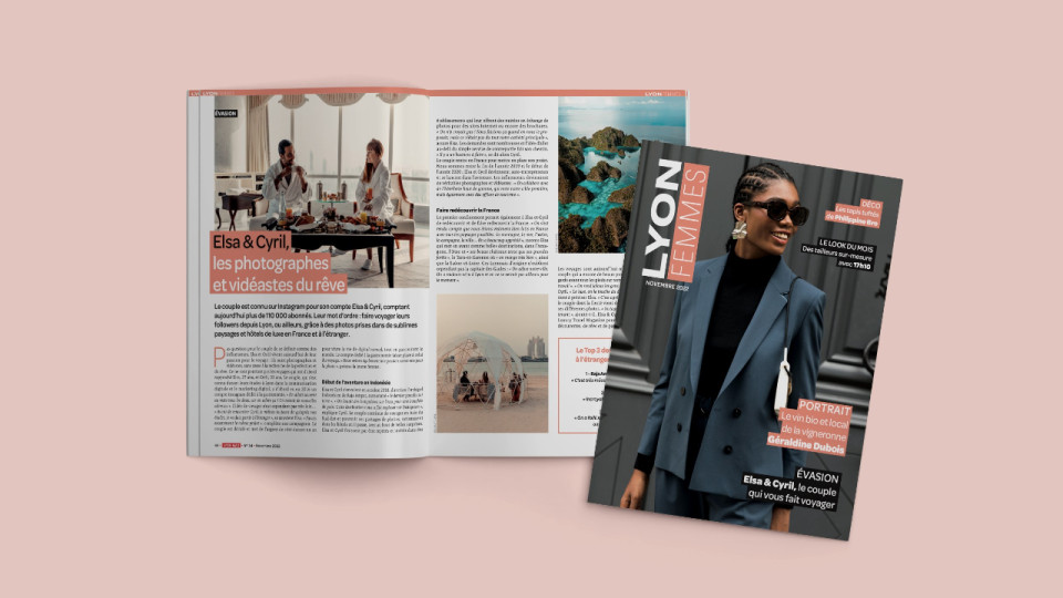 Elsa & Cyril, les photographes et vidéastes du rêve à découvrir dans Lyon Femmes en novembre !