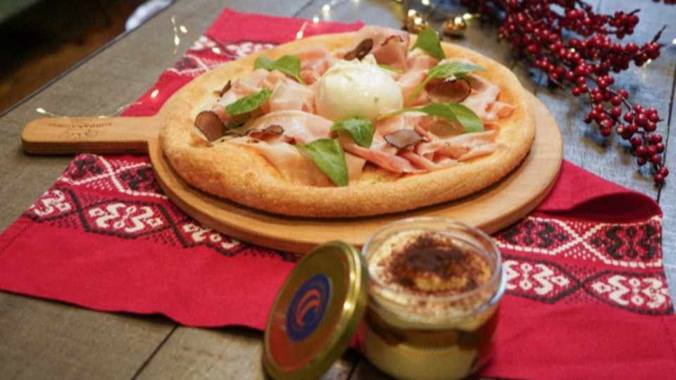 On a testé pour vous : le menu de Noël des pizzerias Jordan Tomas !