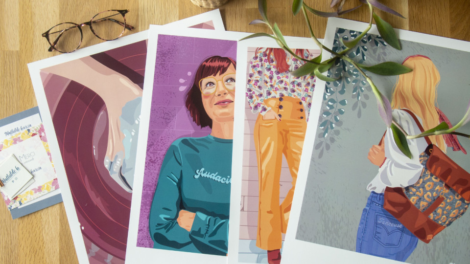 "Les Lyonnaises ont du Culot" : cette illustratrice veut mettre en avant le savoir-faire et l’audace des femmes