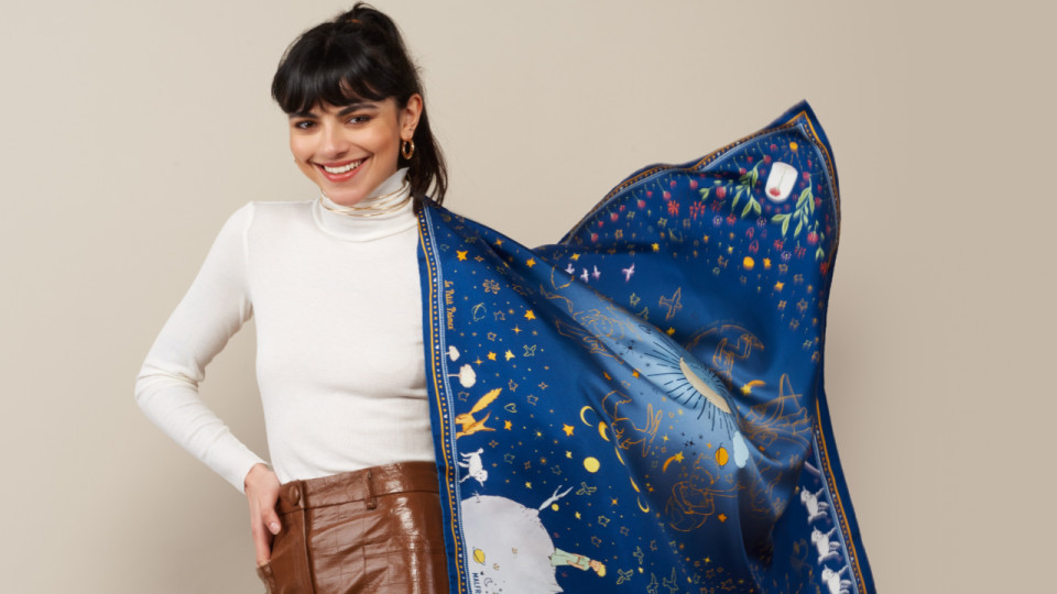 La Maison Malfroy dessine trois foulards à l’effigie du Petit Prince