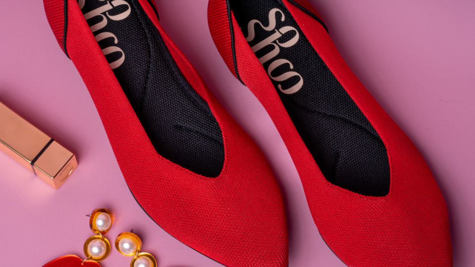 Avec Soshoo, découvrez les ballerines en tricotage 3D !