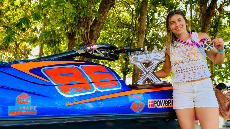 Estelle Poret, championne lyonnaise de jet-ski : "Chaque dépassement amène fierté et confiance en soi"