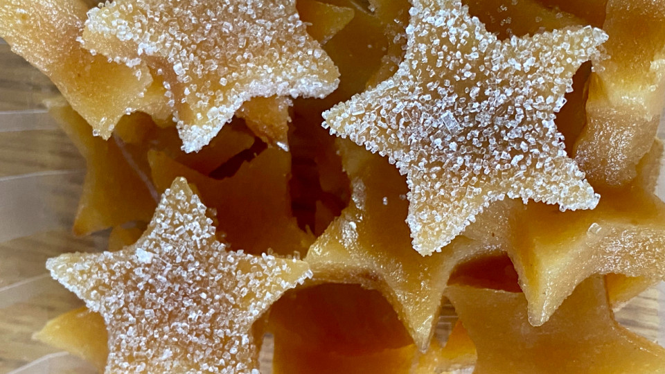 La recette de Davia : pâte de coings aux épices de Noël