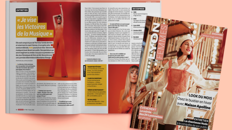 La chanteuse Nade à la conquête de son public en février chez Lyon Femmes