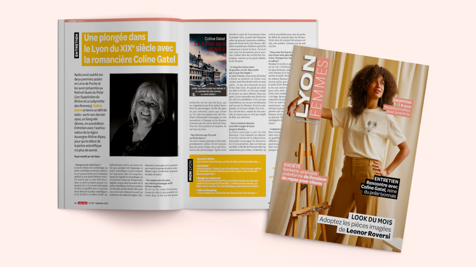 Les confidences de la romancière Coline Gatel en septembre chez Lyon Femmes