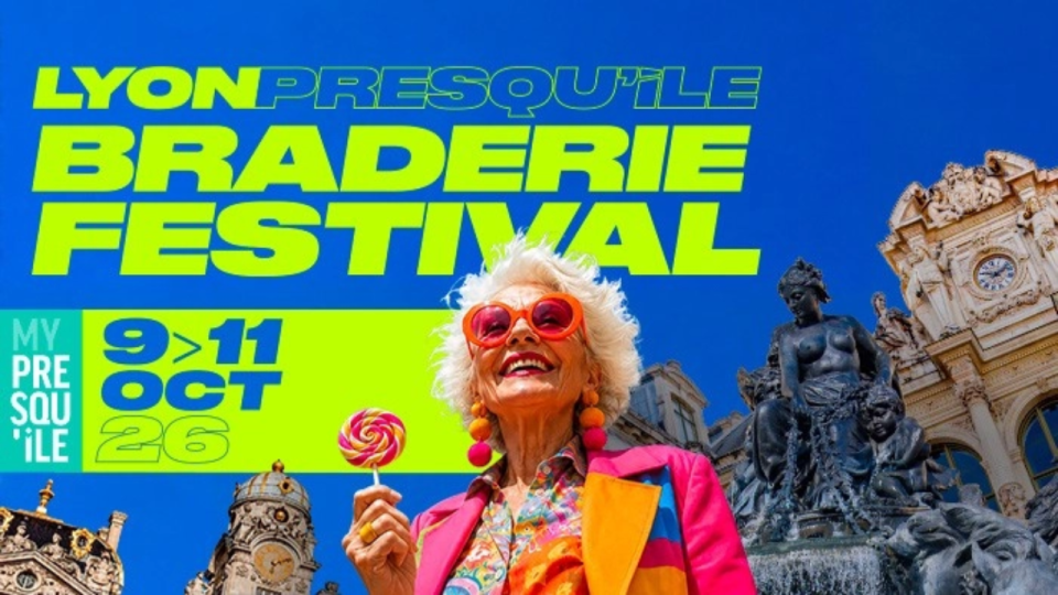 Lyon Braderie Festival : trois jours de shopping, food et animations en Presqu&rsquo;&icirc;le