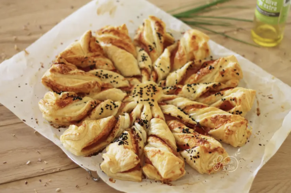 Cuisine : Réalisez un soleil feuilleté pour des apéros ensoleillés